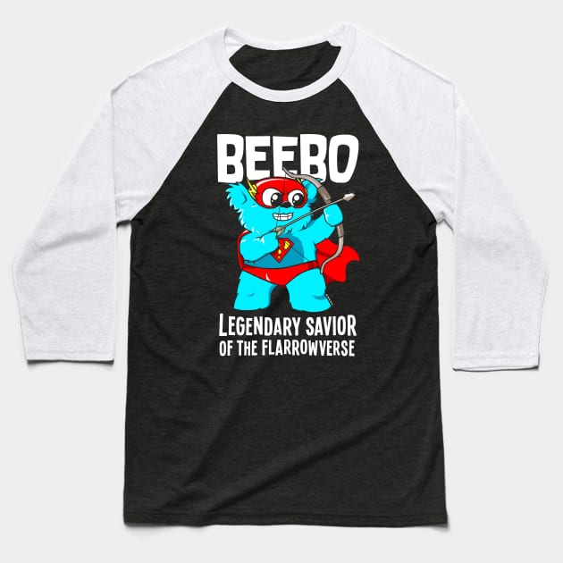 Super Beebo Baseball T-Shirt by wloem